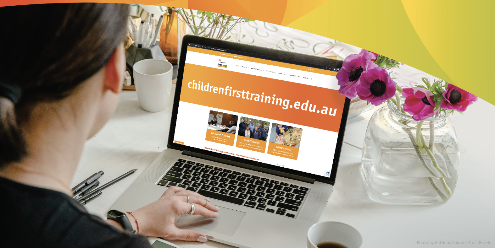 NEW Children First Training website childrenfirsttraining.edu.au